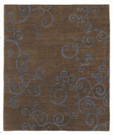 Zephyr Midnight, a hand knotted rug designed by Tufenkian Artisan Carpets.